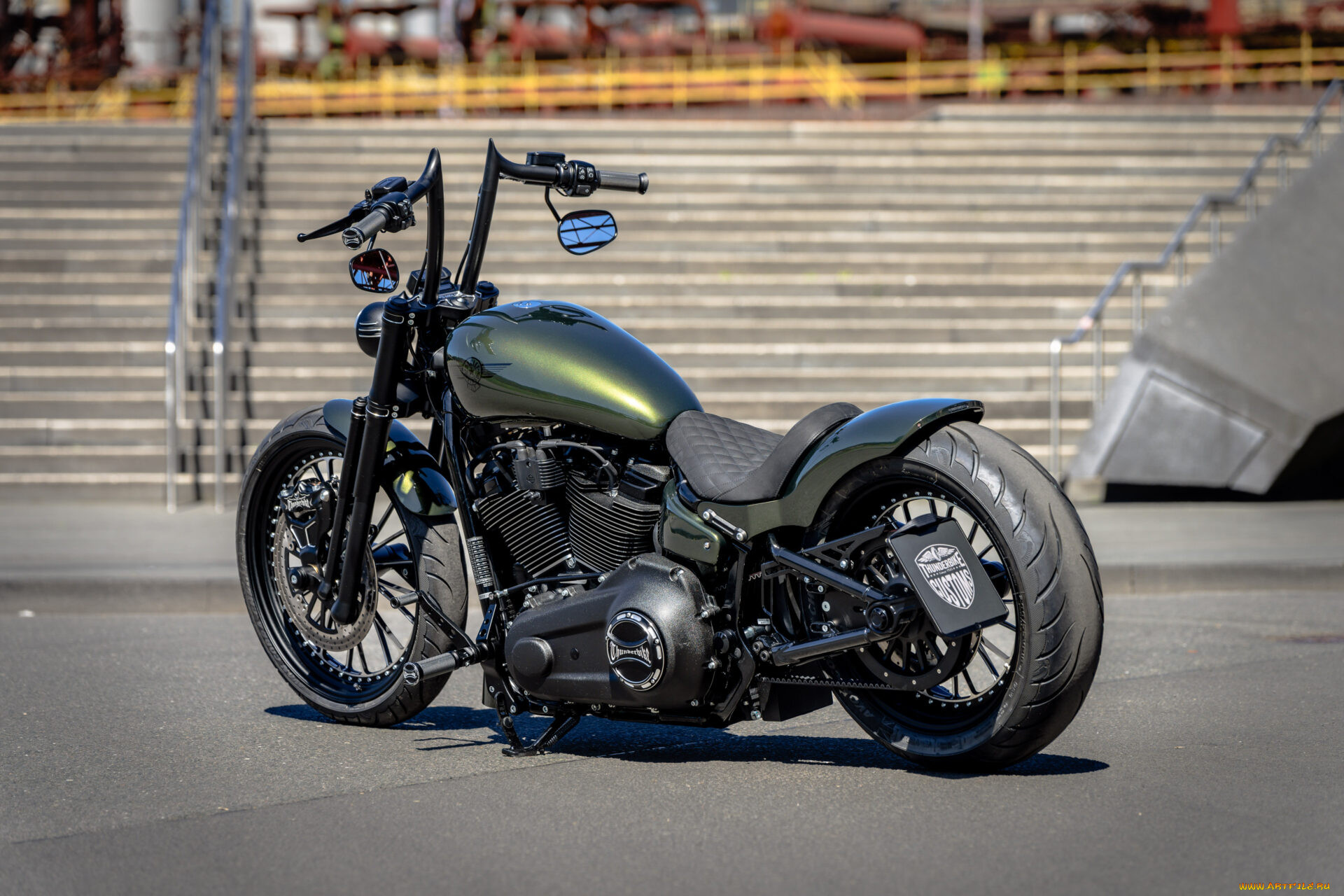 , harley-davidson, street, bob, customized, custombike, radical, viper
